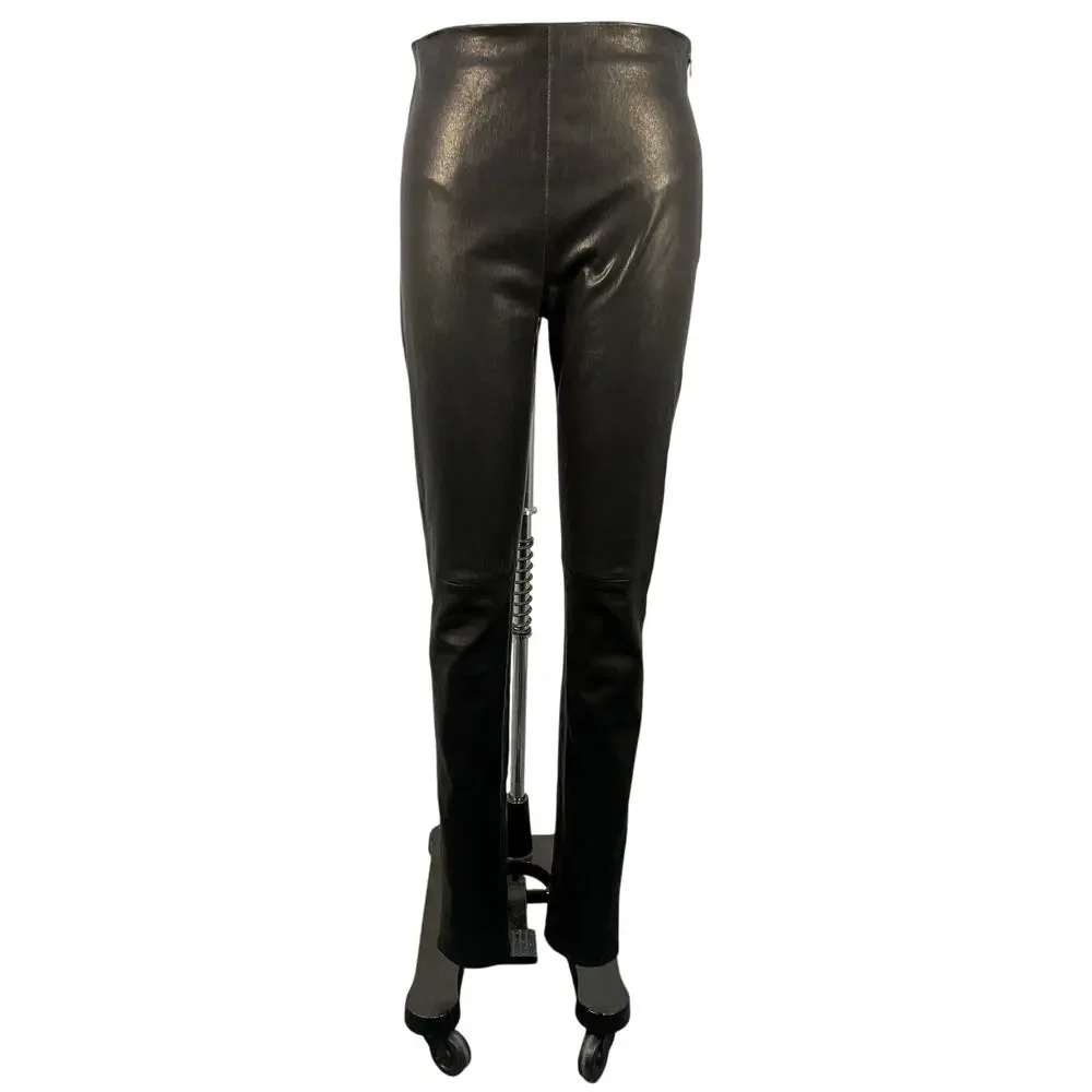 Ann Demeulemeester Sleek Black Florence Leggings Size IT 42 / US 6